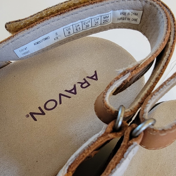 Aravon Power Comfort S Strap Sandals Size 8 - Picture 8 of 9